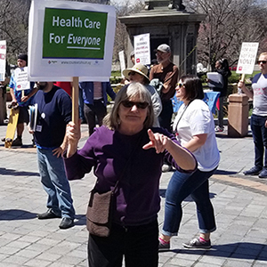 Elaine Branjord, retired nurse, Co-Coordinator of Community Organizers