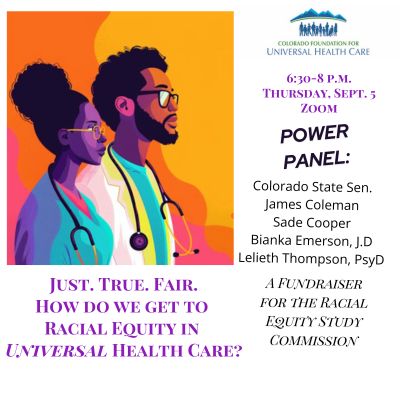 Two medical providers with glasses, one female and one male, in profile.