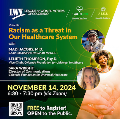 A bunch of people in a row of various backgrounds and ailments together say "America, It's time for a Check Up."